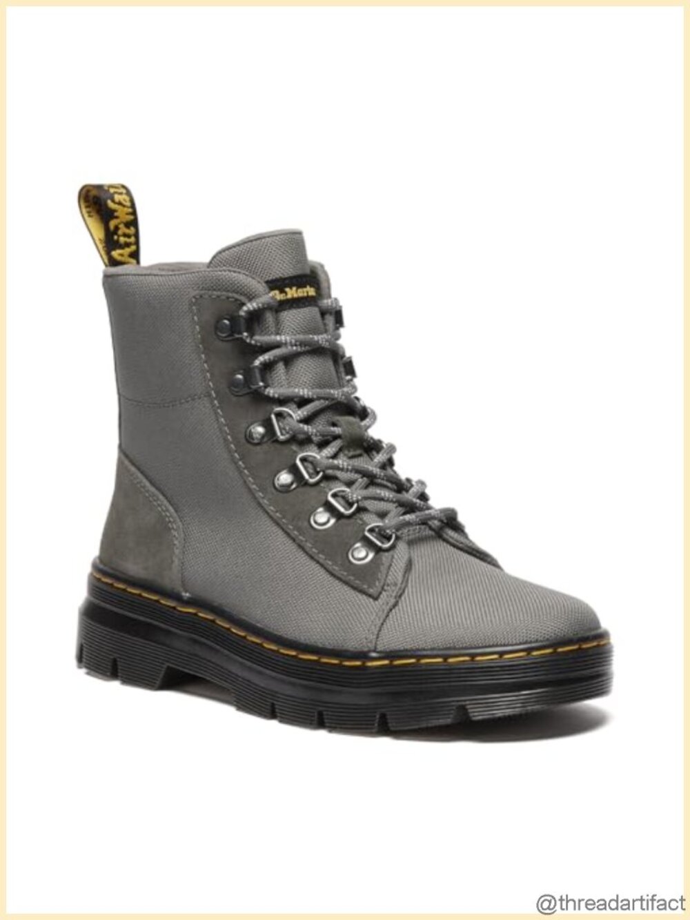 Combat Boots Suede Ankle Bootie Utility Inspired Cemented Women's
